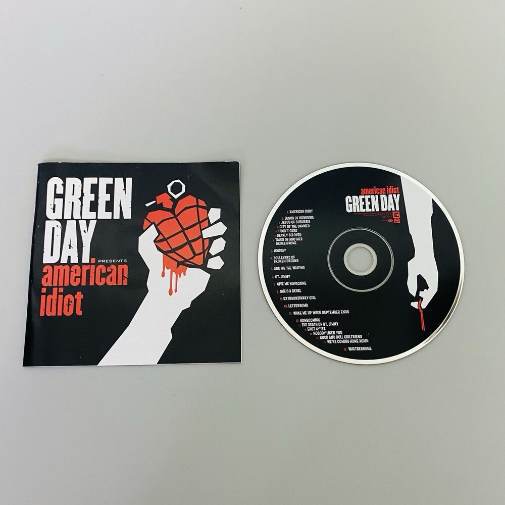 Green Day American Idiot CD 2004 Punk Rock Album Reprise Untested